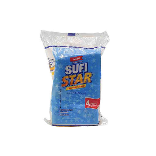 SUFI STAR CLOTH SOAP 4 PIECES 700g